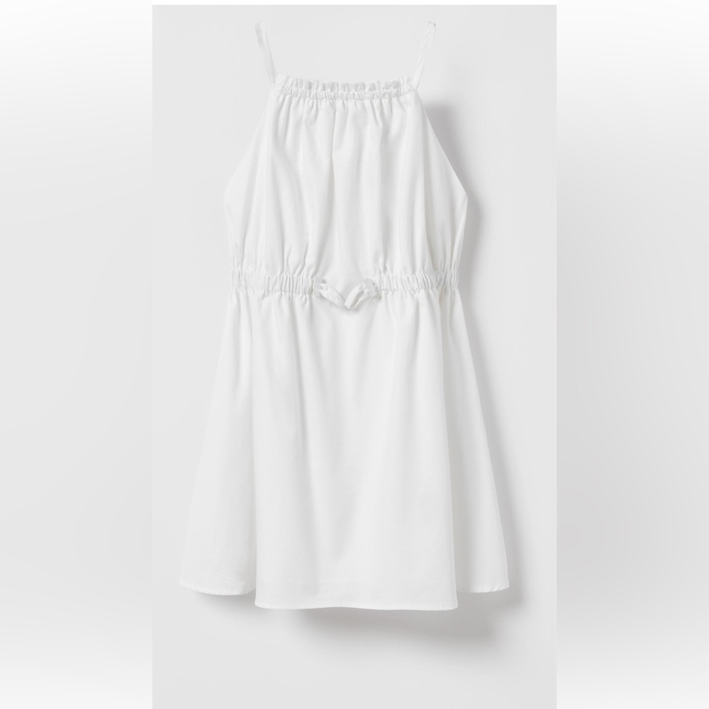 Zara White Halter Sundress for Weddings